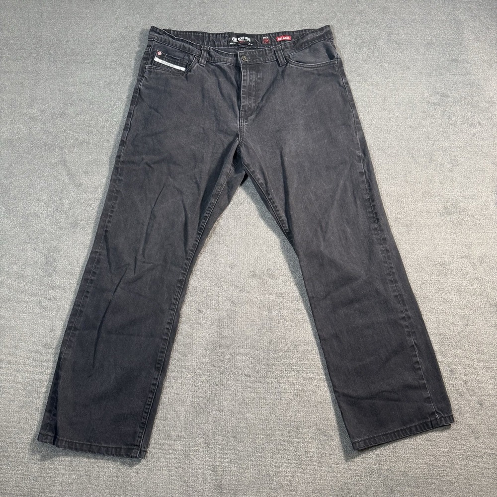 Vintage Ecko Unltd Relaxed Fit Jeans Men's Size 38x33 Dark Wash Black Denim Y2K